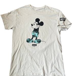 Disney Neff Adult MD Mickey Mouse "Too Many People Grow Up" Graphic T-shirt